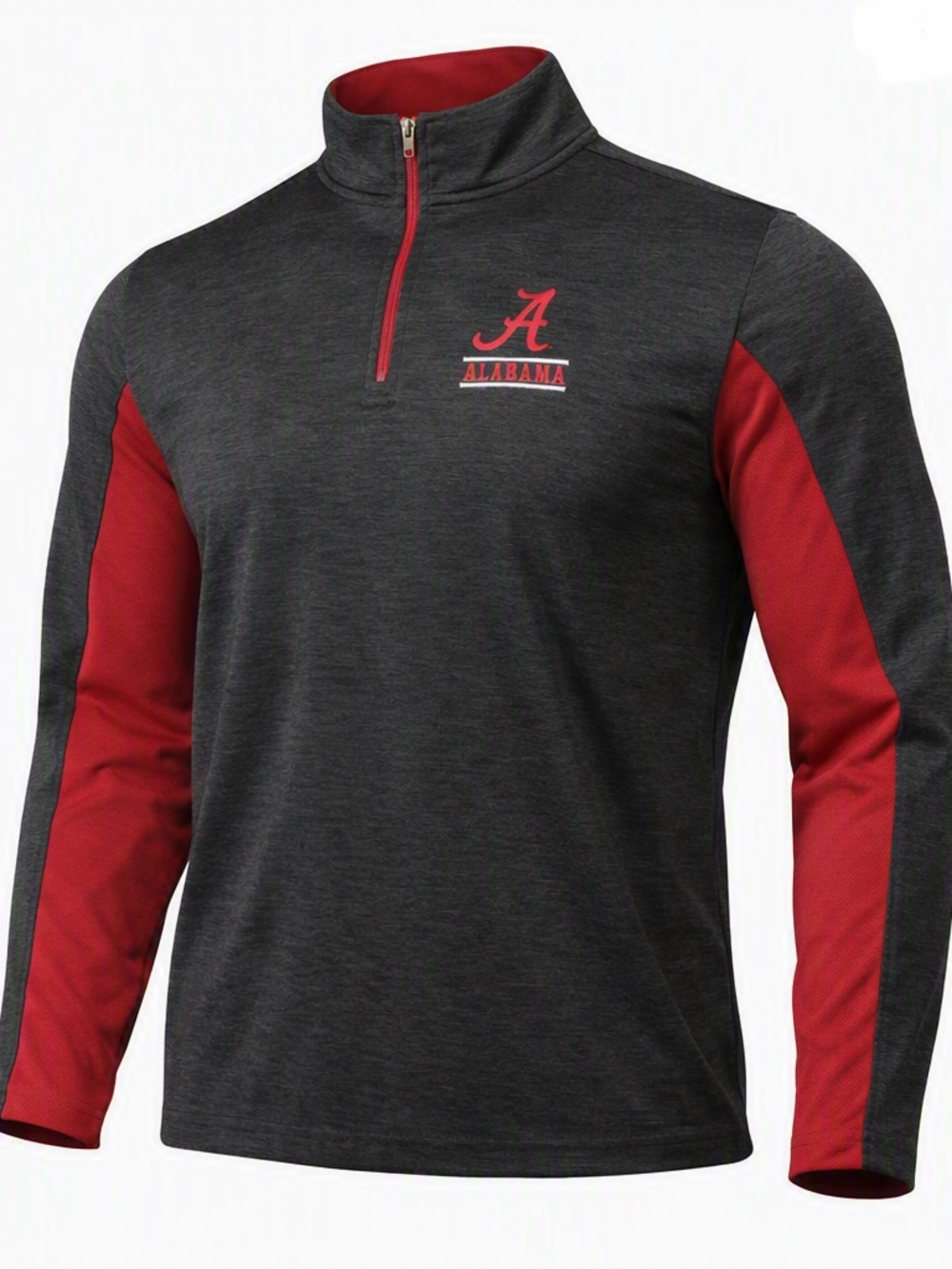Men's Colosseum Alabama Roll Tide Quarter Zip Pullover – Size Large